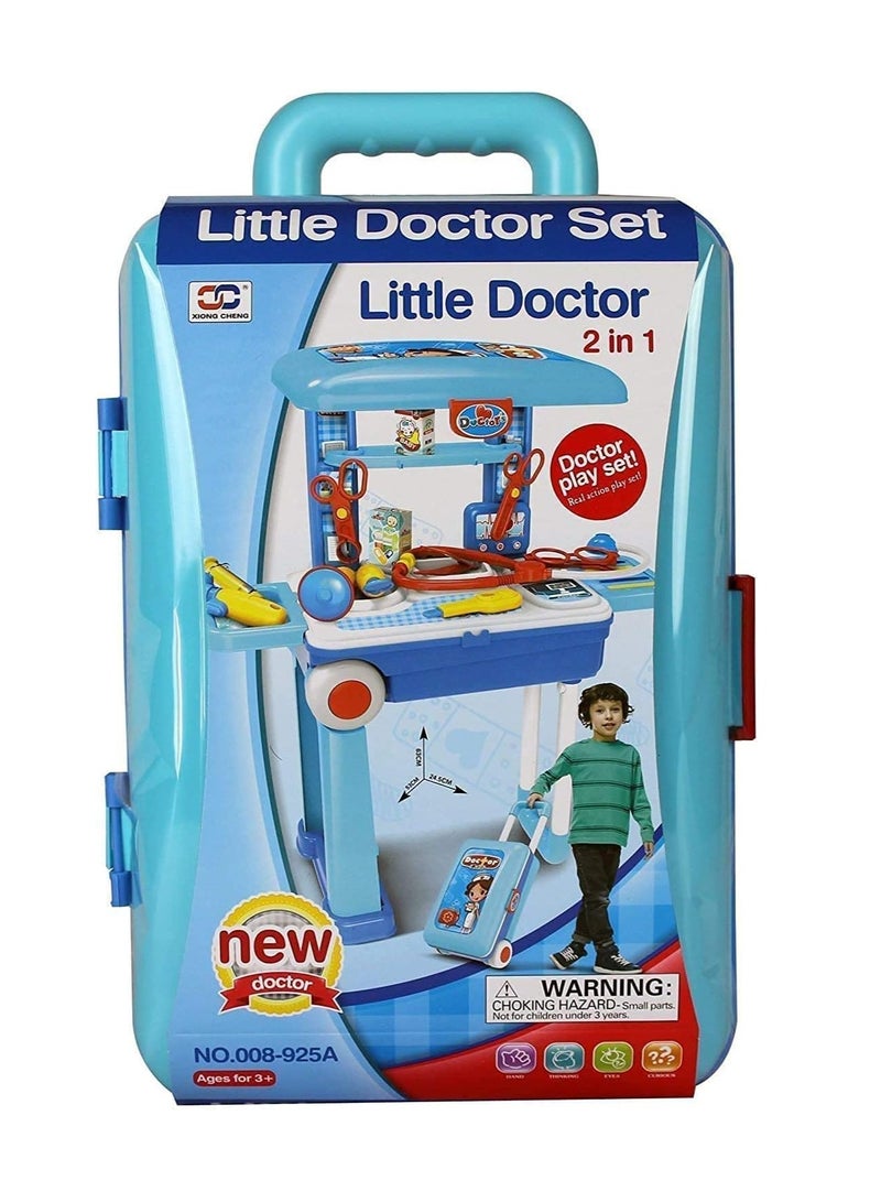 XIONG CHENG 2 in1 Little Kids Toys Doctor Set (Blue) - Image 2