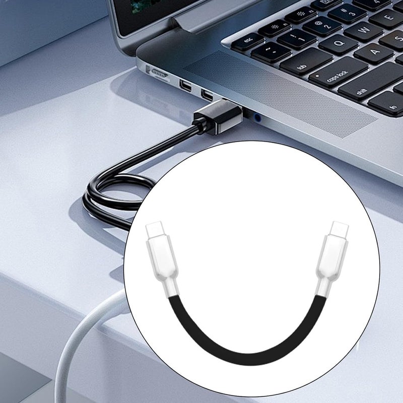 USB C Straight Head Data Cable Wire Male to Male Type C Data Sync Cord Line 240W Fast Charging for Laptops Phones Fast Charging - Image 2