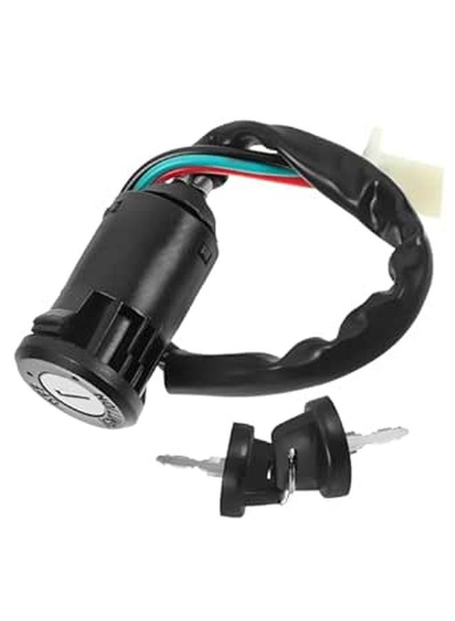 Motorcycle Ignition Switch Key With Wiring For ATV Scooter Motorbike Quick Start - Image 1