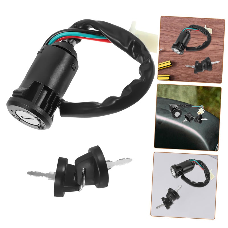 Motorcycle Ignition Switch Key With Wiring For ATV Scooter Motorbike Quick Start - Image 4