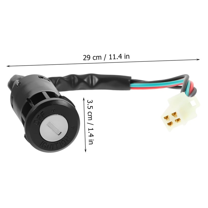 Motorcycle Ignition Switch Key With Wiring For ATV Scooter Motorbike Quick Start - Image 3