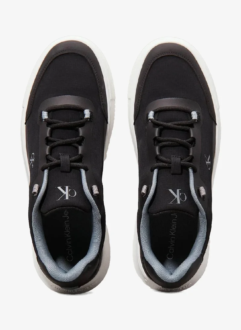 Calvin Klein Jeans Black/Bright White/Trooper Ripstop Trainers for Men | Best Price UAE