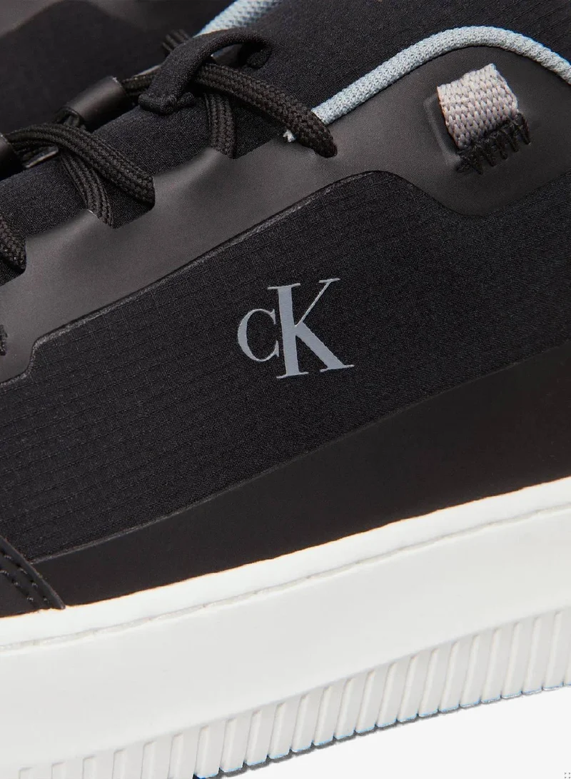 Calvin Klein Jeans Black/Bright White/Trooper Ripstop Trainers for Men | Best Price UAE
