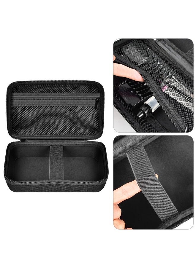 Comecase - Case Compatible with Hair Clipper Barber, Trimmer Travel Storage Organizer for T Finisher Liner, Comb Cutting Guide, Clipper Blade Oil, Cleaning Brush and Other Grooming Kit - Black Case+Black Zipper - Image 1