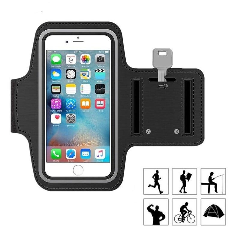 Aeoss Waterproof Running Armband for Phone with Case Compatible with iPhone SE (2020) (Extra Small - 5") - Image 5