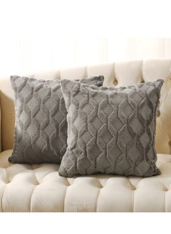 2 PCS Square Luxury Style Cushion Case Soft Plush Short Wool Velvet Decorative Throw Pillow Covers (45*45CM) - pzsku/ZF39B86ACCB6468F131A6Z/45/_/1719819346/d8976c18-25ed-4dc0-8aa0-849cf00b796d