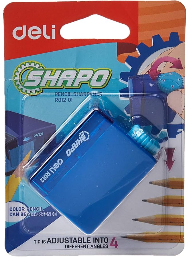 ديلي Er01201 مبراة قلم رصاص ذات شفرة فولاذية عالية الجودة تدوم طويلاً. Er01201 - Image 1