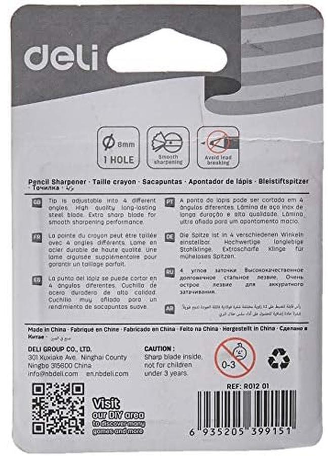 ديلي Er01201 مبراة قلم رصاص ذات شفرة فولاذية عالية الجودة تدوم طويلاً. Er01201 - Image 2