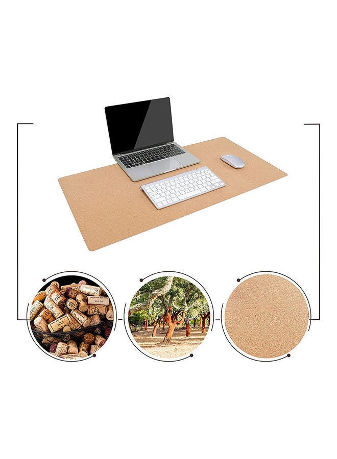 NIBEMINENT PU Leather Mouse Pad Brown - Image 3