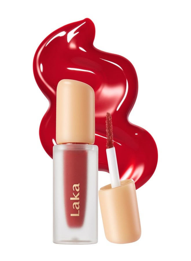 Laka Fruity Glam Lip Tint Mini, 1.9g/0.07oz, Glowing Lip Stain with Wide Color Spectrum, Hydrating & Lightweight Texture, Long-Lasting Bold Stain, Non-Sticky, Vegan, K-Beauty (#116 Candid) - Image 1