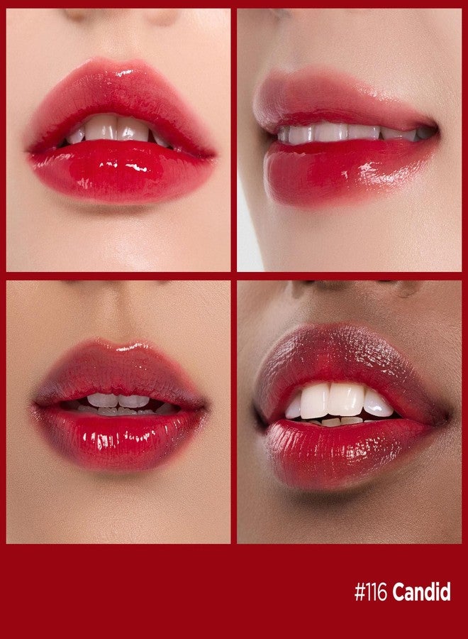 Laka Fruity Glam Lip Tint Mini, 1.9g/0.07oz, Glowing Lip Stain with Wide Color Spectrum, Hydrating & Lightweight Texture, Long-Lasting Bold Stain, Non-Sticky, Vegan, K-Beauty (#116 Candid) - Image 2