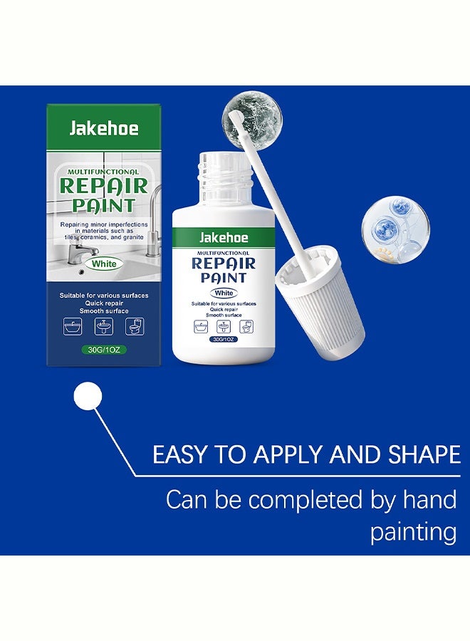 Jakehoe Tile repair paint - Sealing and repairing gaps in ceramic floor tiles, creating a beautiful joint, patching leaks and providing waterproofing - 30g - Image 2