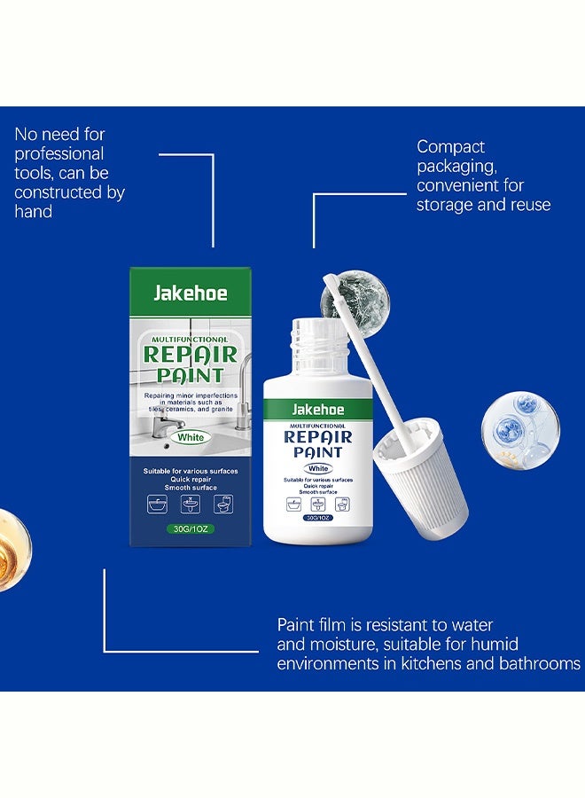 Jakehoe Tile repair paint - Sealing and repairing gaps in ceramic floor tiles, creating a beautiful joint, patching leaks and providing waterproofing - 30g - Image 3