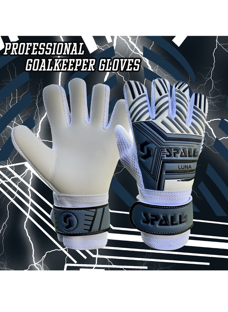 Spall Soccer Goalkeeper Gloves for Adults, Goalkeeper Gloves Extra Strong Grip and Non-Slip Unisex for Indoor and Outdoor Training and Match - Image 3
