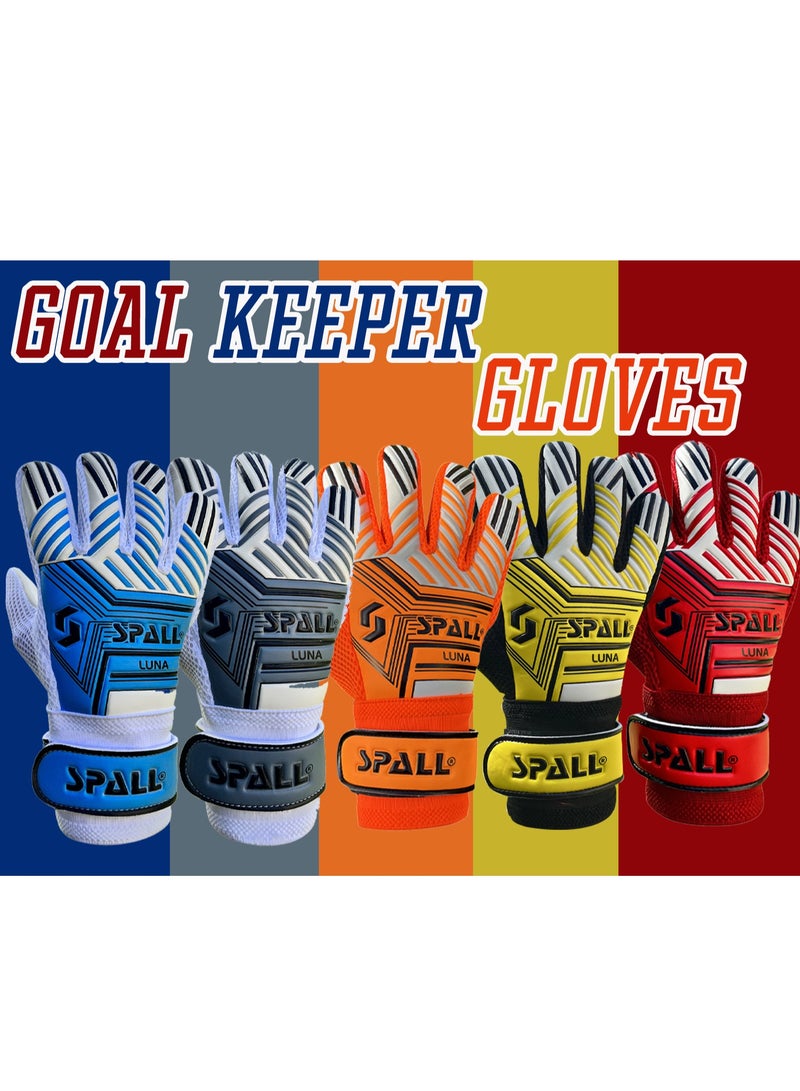 Spall Soccer Goalkeeper Gloves for Adults, Goalkeeper Gloves Extra Strong Grip and Non-Slip Unisex for Indoor and Outdoor Training and Match - Image 4