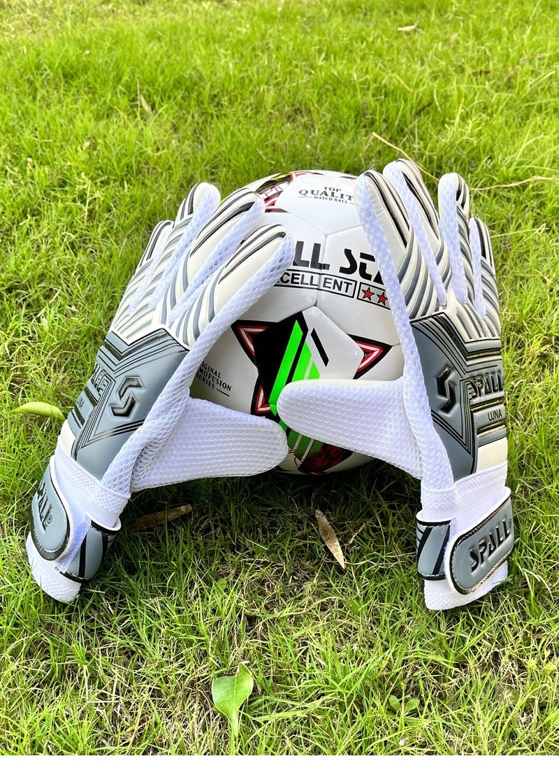 Spall Soccer Goalkeeper Gloves for Adults, Goalkeeper Gloves Extra Strong Grip and Non-Slip Unisex for Indoor and Outdoor Training and Match - Image 5