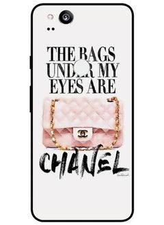Protective Case Cover For Google Pixel 2 Smart Series Printed Protective Case Cover for Google Pixel 2 The Bags Under My Eyes Are Chanel