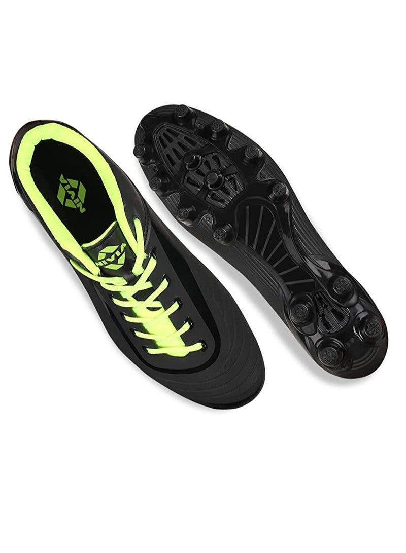 Nivia Airstrike Football Stud | 7 UK/ 8 US / 41 EU | Material: TPU/Synthetic | For Men & Boys | Lightweight and Durable | Provides More Comfort and Grip | Superior stability | Ideal for Turf Ground - Image 2