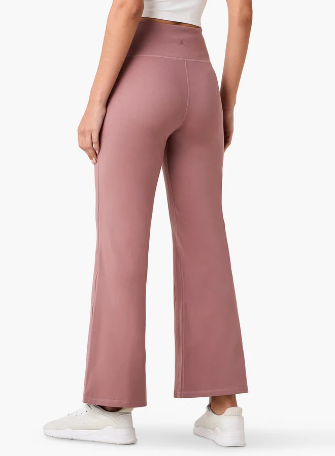 Splash Active Wide Leg Pants with Elasticated Waistband and Pockets