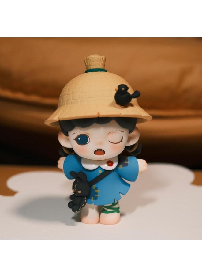 Generic - [in Stock] Zo Can't Say Secret Series Blind Box Raa Hand-made Trick Or Treat Diary 2 Motherland Edition Daixin Made In China-Colour:Designated Model - Immortal Fox Fire - Image 1