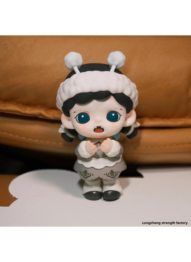 Generic - [in Stock] Zo Can't Say Secret Series Blind Box Raa Hand-made Trick Or Treat Diary 2 Motherland Edition Daixin Made In China-Colour:Designated Model - Immortal Fox Fire - Image 1