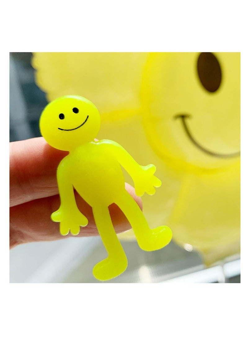 ECVV ECVV 36 Pcs Sticky Bendable Man Toys Assorted Colors Kids' Party Favor Sets Fun Toys Stretchy Sticky Toy Treasure Box Toys for Classroom Prizes Birthday Party Supplies - Image 5