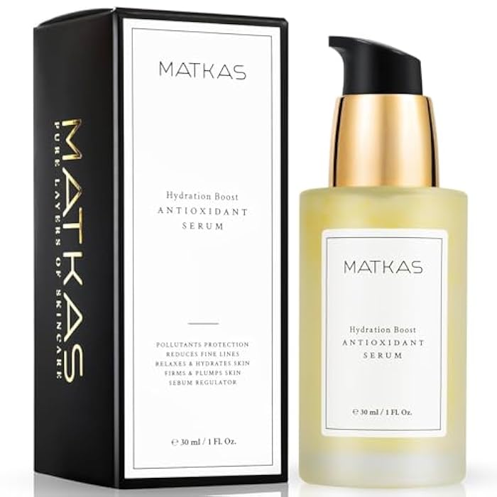 MATKAS Korean Antioxidant 2% Niacinamide Serum for Face with Cica - 30mL - Hyaluronic Acid Moisturizer and Centella Ampoule Serum for Glowing Skin, Anti Redness Niacinamide Pore Minimizer + Ceramide - Image 1