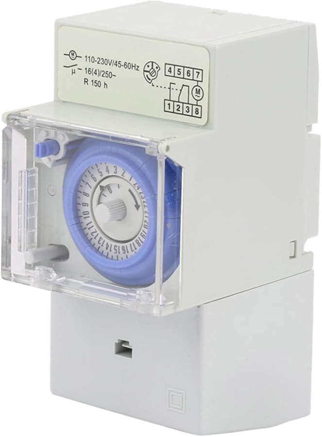 SUL181H 24 Hour Analog Mechanical Timer Manual Auto Control Switch for Lighting Equipment - Image 4