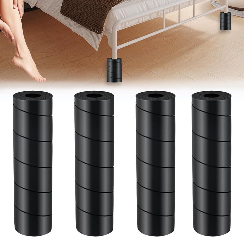 Jayen 4 Pcs Bed Frame Toe Protectors, Non-Adhesive Bed Frame Leg Covers for Toe Savers, Toe Cushion for Any Furniture Leg - Prevents Toe Injuries from Hitting Hard Furniture Legs - Image 1