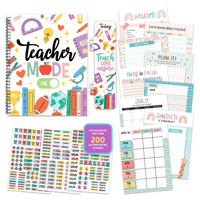 Decorably TEACHER PLANNER - UNDATED - Image 1