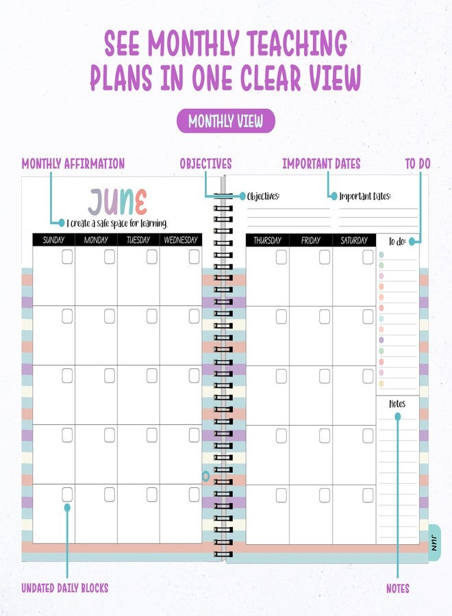 Decorably TEACHER PLANNER - UNDATED - Image 3