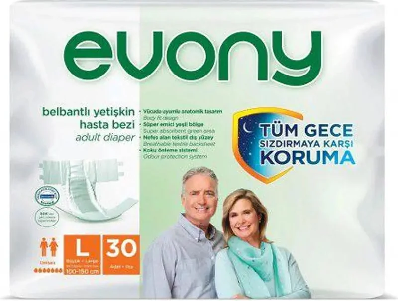 evony Patient Diapers L 120 Pieces