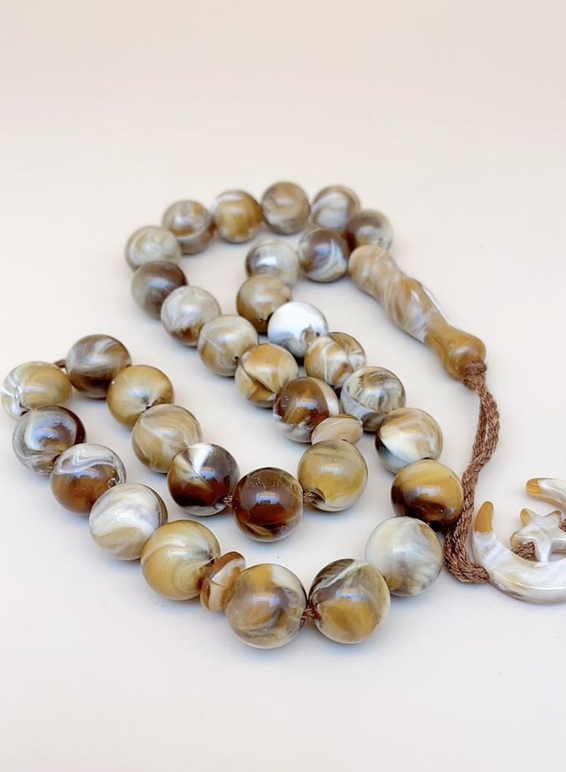 عام 3 عبوات/33 خرزة صلاة أكريليك/تسبيح/12 ملم - Image 3