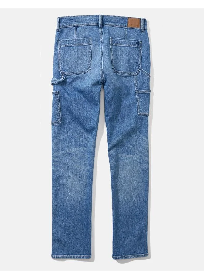 امريكان ايجل AE Ne(x)t Level High-Waisted Straight-Leg Jean