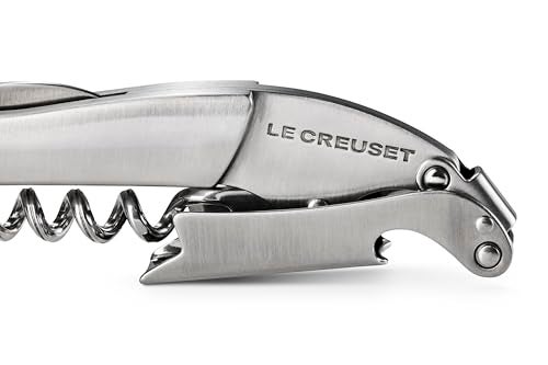 Le Creuset Stainless Steel OneStep Waiters Friend Corkscrew Wine Opener - Image 3