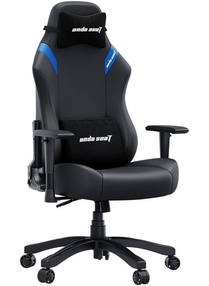 Anda Seat AndaSeat Luna Series Gaming Chair, Premium Breathable PVC Leather Black / Blue | AD18-44-BS-PV - Image 2
