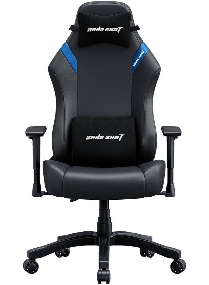 Anda Seat AndaSeat Luna Series Gaming Chair, Premium Breathable PVC Leather Black / Blue | AD18-44-BS-PV - Image 1