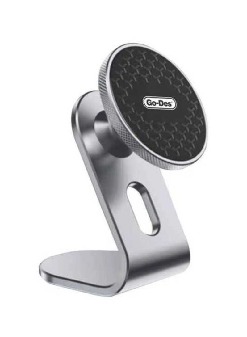 GO-DES 60 Degree Rotating Magnetic Car Phone Holder Flat Floor Version - Image 1