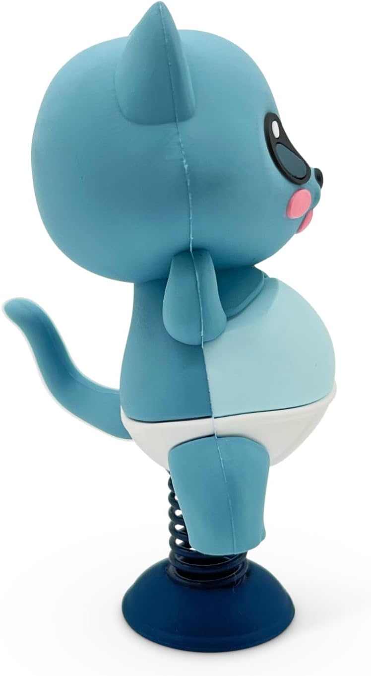 GOOFBALLS Dancing Cat Dashboard Dancer – Hilarious Bobblehead Cat in Tighty Whities with Tongue Out – Funny Car Dashboard Toy – Soft Plastic with Adhesive Pad for Cat Lovers - Image 2