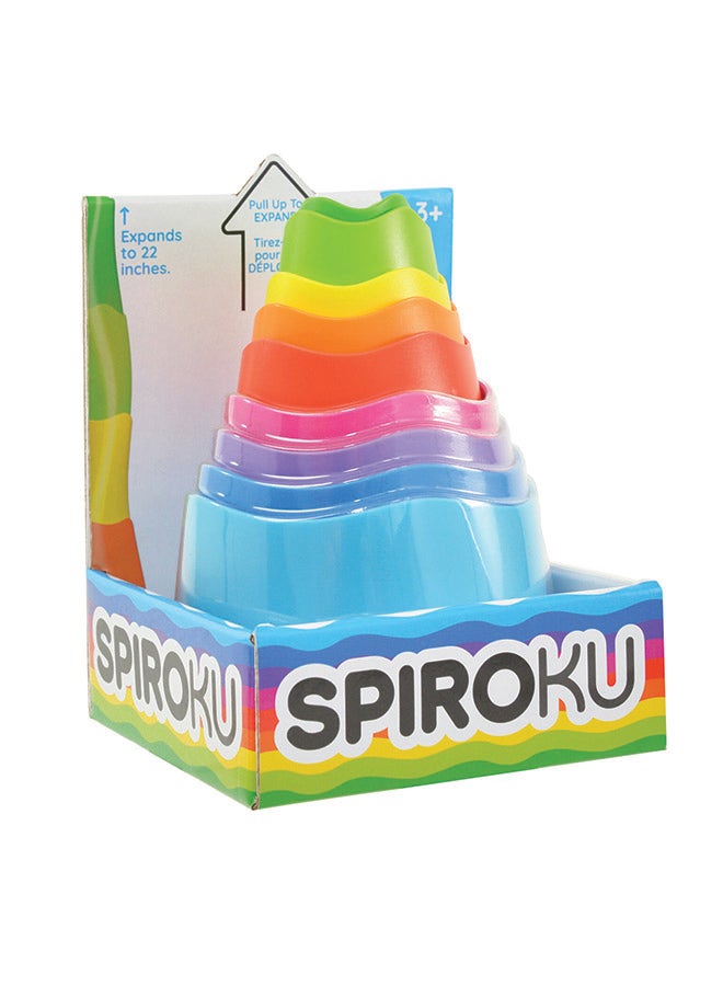 Fat Brain Toys Fat Brain Toys Spiroku – Early Learning Stacking Toy for Toddlers, Develops Fine Motor Skills, Spatial Reasoning & Creativity, Fun Educational Toy for Boys & Girls Aged 3 Years+ - Image 2