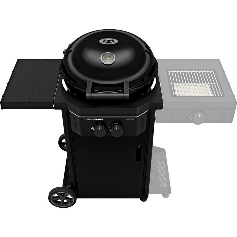 OutdoorChef DAVOS 570 G PRO 30mbar – Gas BBQ Grill with Stainless Steel Burners, Side Shelves, and Outdoor Grills & Cooking Accessories - Image 4