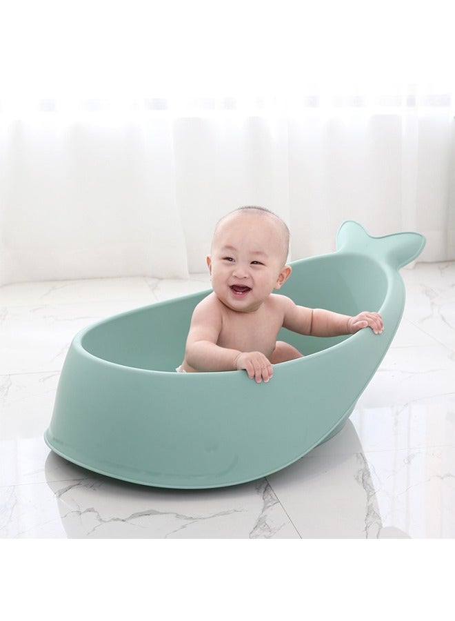 Whale Bathtub Baby Basin Cute And cute Bath Basin Newborn Children's Household Large Thickened Sitting And Lying Convenient Bath Basin - Image 1