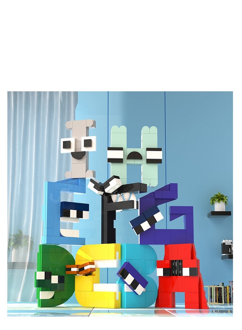 Alphabet Lore case A-Z Building Blocks Toys Set 970 Pieces for Game Model Toys Ideas Collectible Building Bricks Birthday Gift For Kids - Image 2