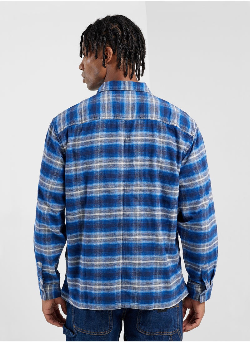 VANS Montwood Zip Flannel Shirt  - Image 2