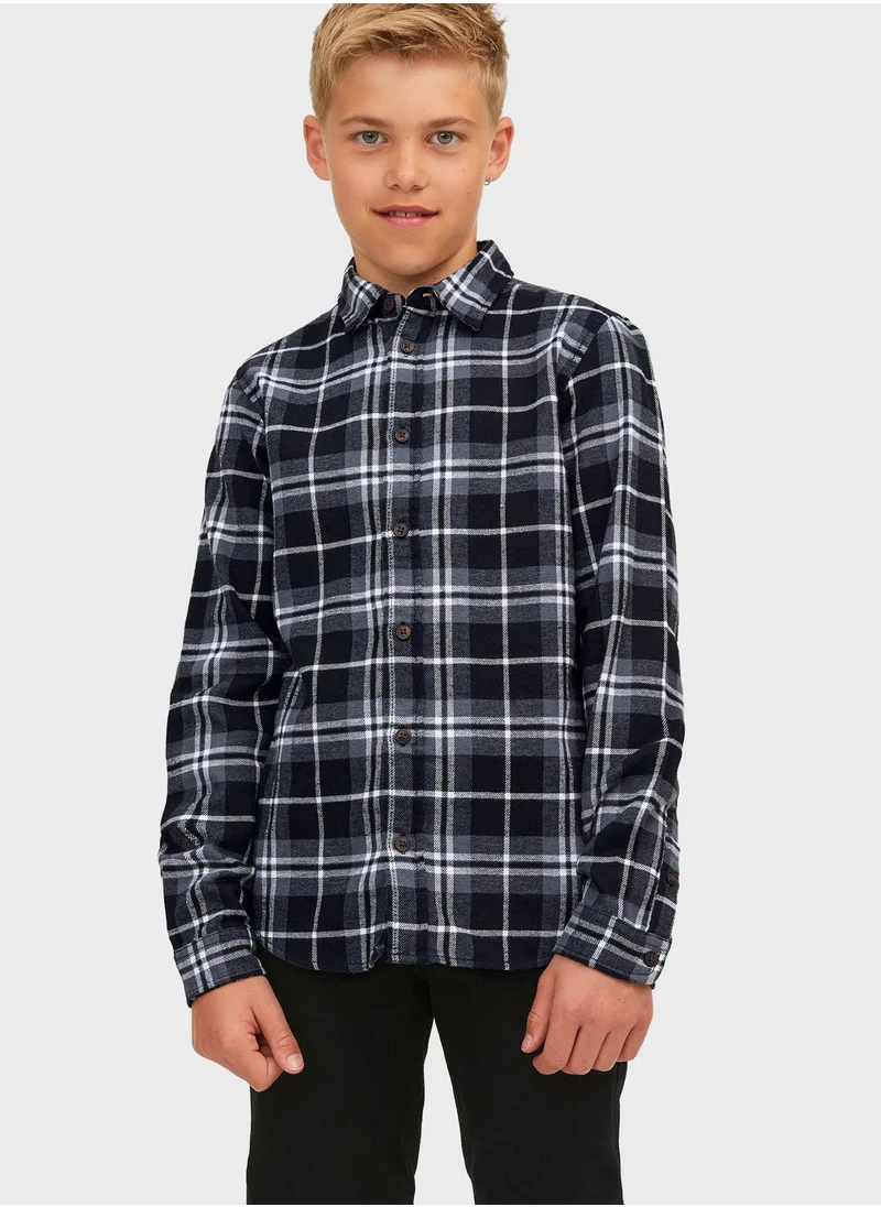 Jack & Jones Junior Youth Checked Shirt