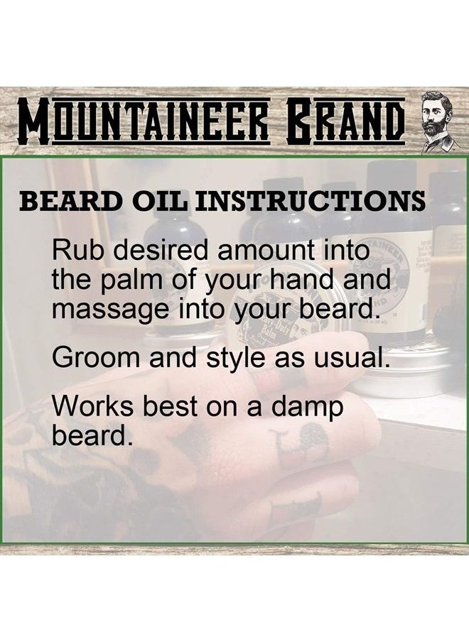 mountaineer brand Beard Oil | Natural Beard Oil For Men | Conditions Softens Hydrates Hair | Soothes Dry Itchy Skin | Beard Oil Growth for Men | Grooming Beard Maintenance Treatment | WV Pine Tar 2oz  - Image 5