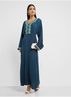 hayas closet Emroidered Belted Jalabiya  - Image 1