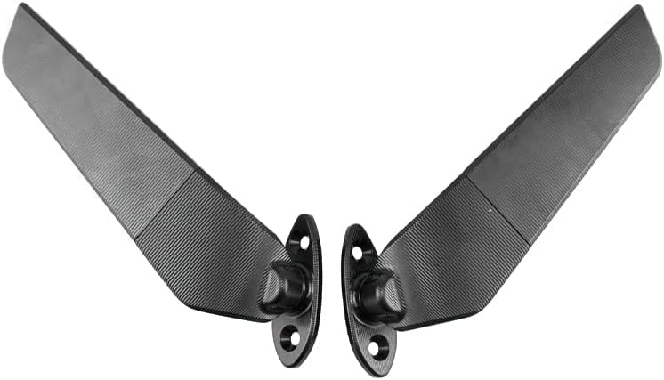 XIDAODIT Adjustable Rotating Wing Fin Rearview Side Mirrors - Image 2