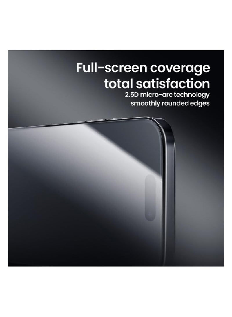 Nillkin Amazing Full Coverage Cp plus Pro Anti Explosion Tempered Glass Screen Protector 2.5D Fits Apple iPhone 16 0.25mm - Black - Image 4