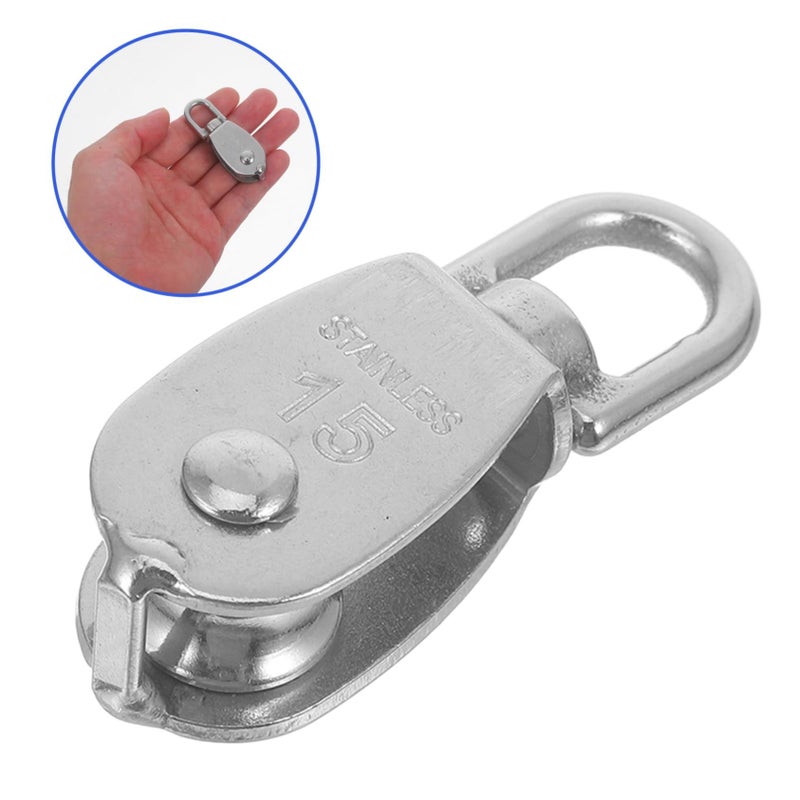 Heavy Duty Swivel Lifting Pulley Block with Bearing Traction Wheel for Efficient Hoisting Rigging and Easy Portability - Image 4